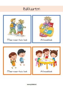afmaakbak kleuters labels