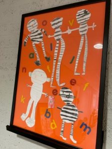 alfabet letterdief tekenen