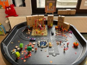 bij mij thuis wonen kleuters spel