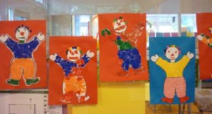 clown knutselen carnaval circus kleuters