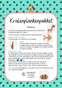 kralenplankvoorbeeld huisdier