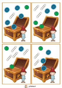 verzamelkaarten telkaarten kleuters