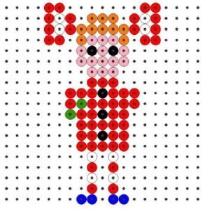 kolletje kralenplank