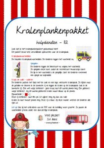 hulpdiensten kralenplankenpakket