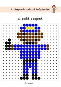 kralenplankvoorbeeld politie