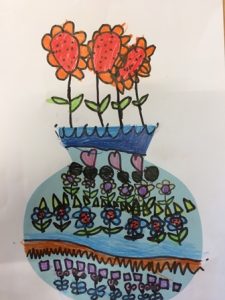 bloem wensje kleuters