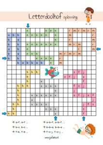 letterdoolhof kleuters