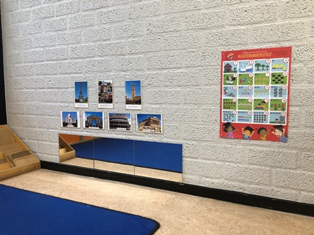 bouwhoek met spiegels