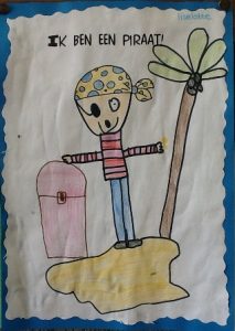 dit ben ik als piraat tekenopdracht kleuters