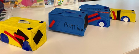 thema politie kleuters knutselen