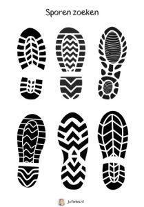 sporen zoeken politie kleuters