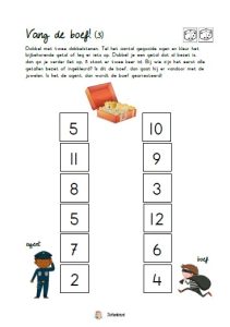 politie kleuters dobbelspel