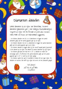 dobbelen mijter versieren sinterklaas kleuters