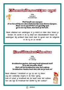 pietenschool spelletjes sinterklaas