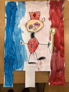 vlag kasteel sinterklaas kleuters