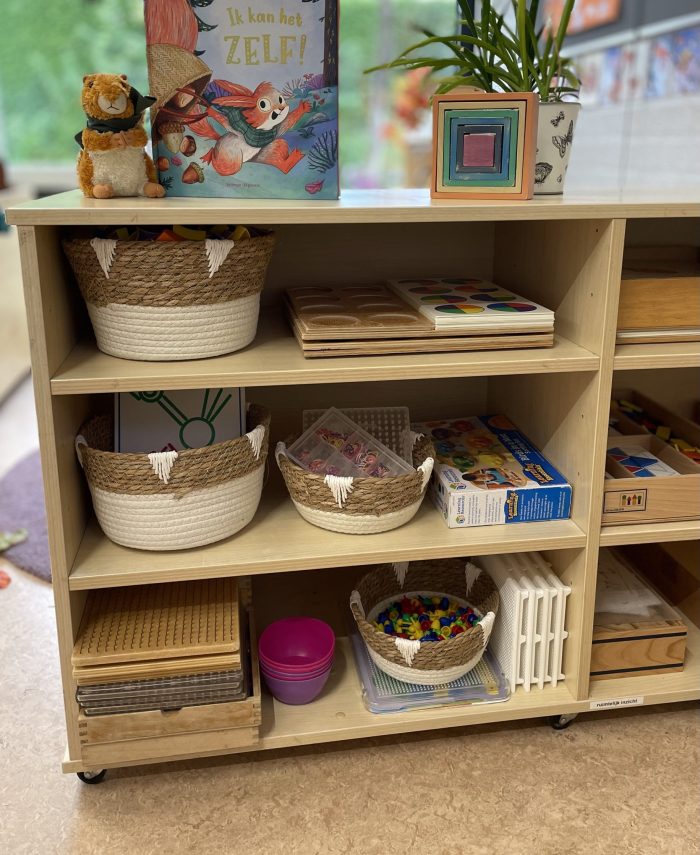 kast inrichting kleutergroep